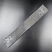 Заготовка для ножа из стали D-2 размеры: 200х40х2,5 мм